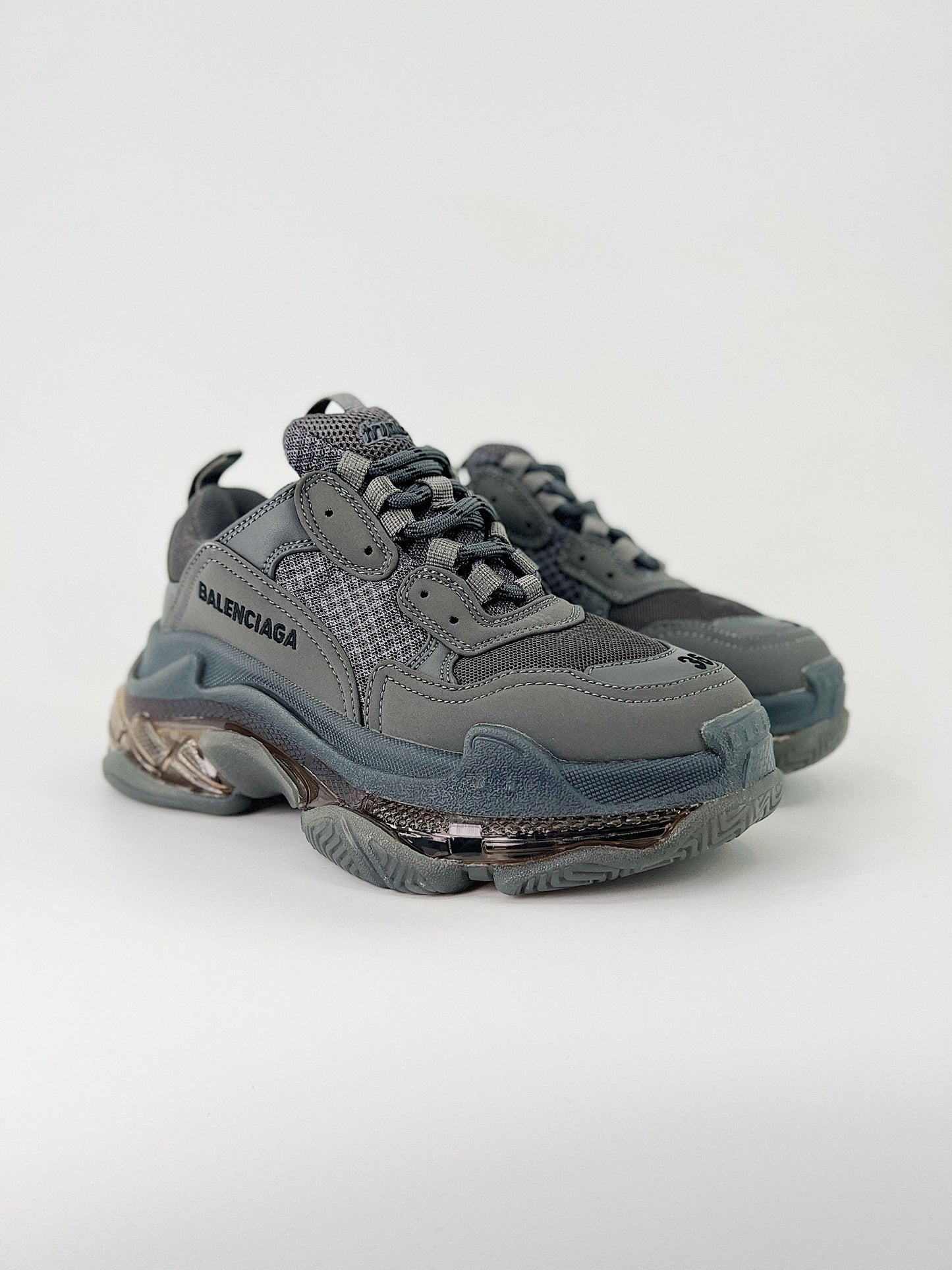 Balenciaga Triple S Clear Sole Dark Grey