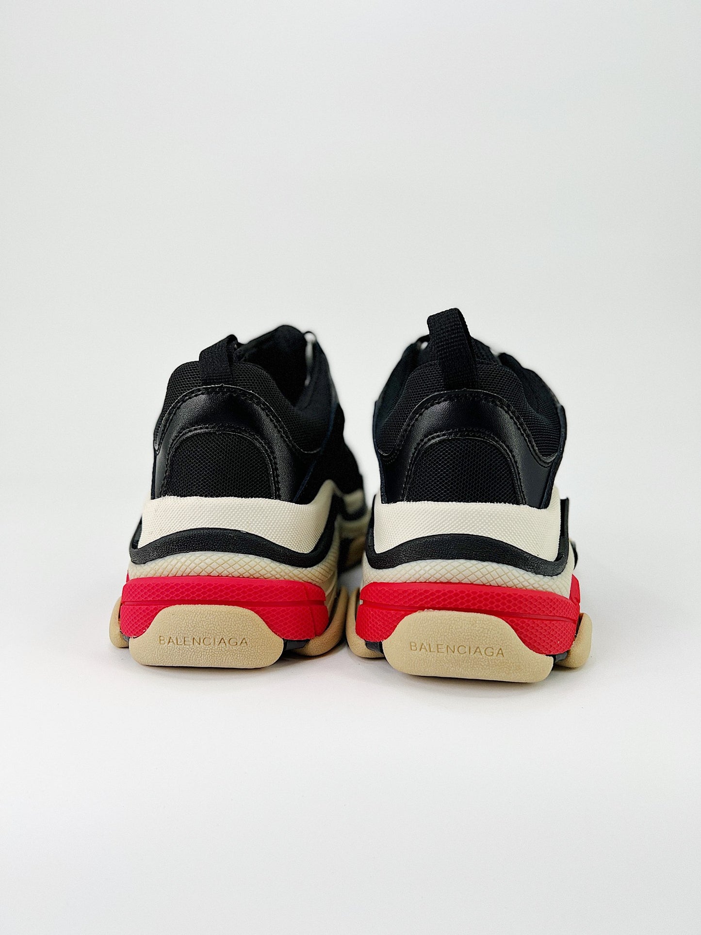 Balenciaga Triple S Black Red White