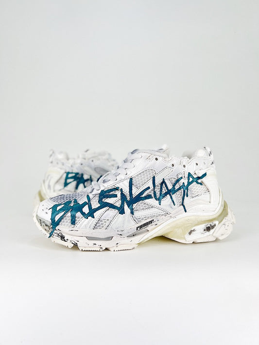 Balenciaga Runner White Graffiti