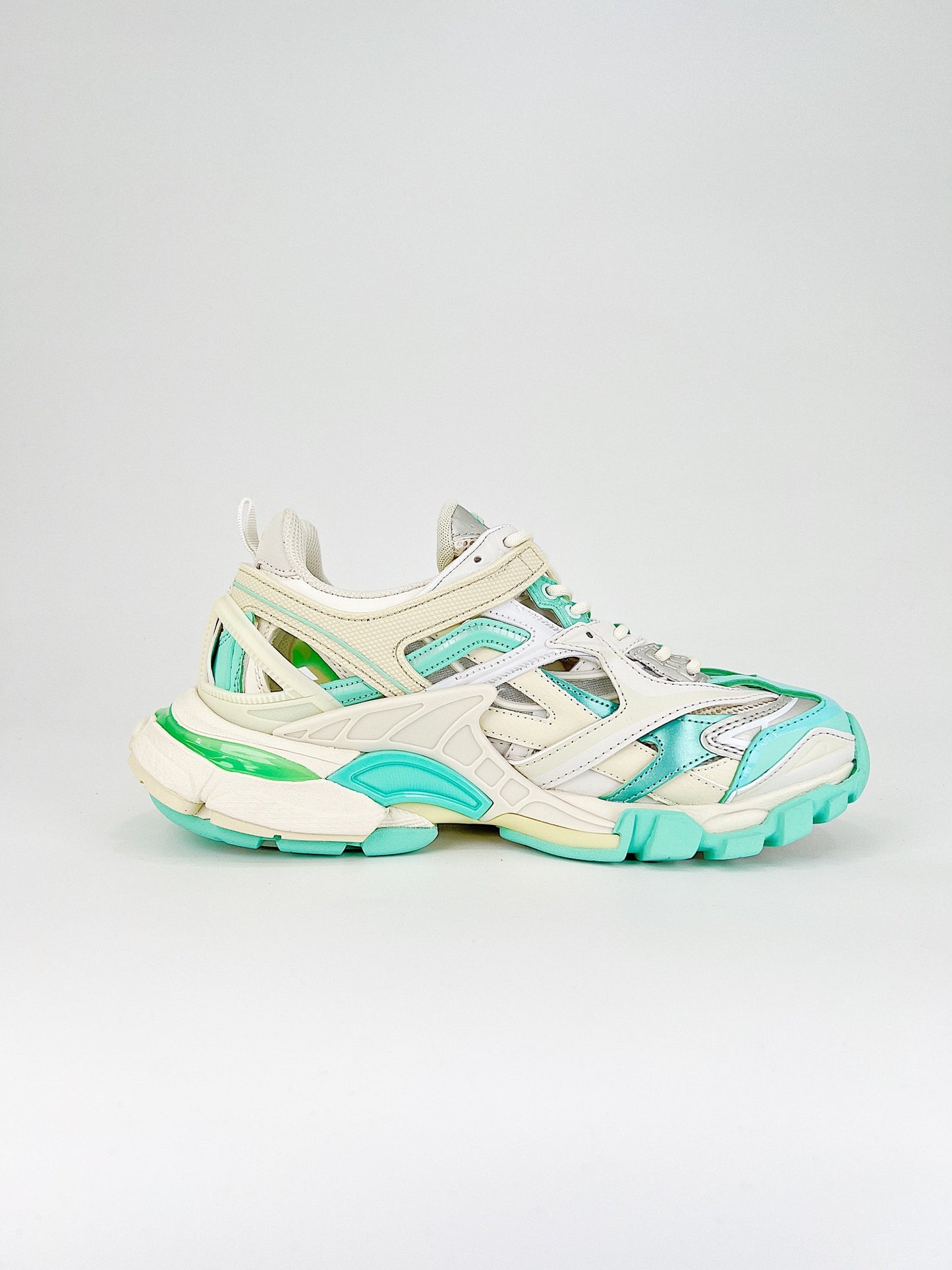 ﻿Balenciaga Track 2 Green Cream