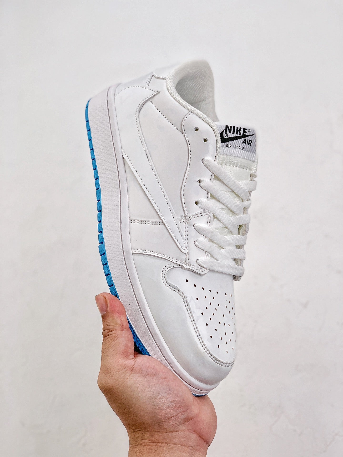 Nike Air Jordan 1 Low Travis Scott White Blue