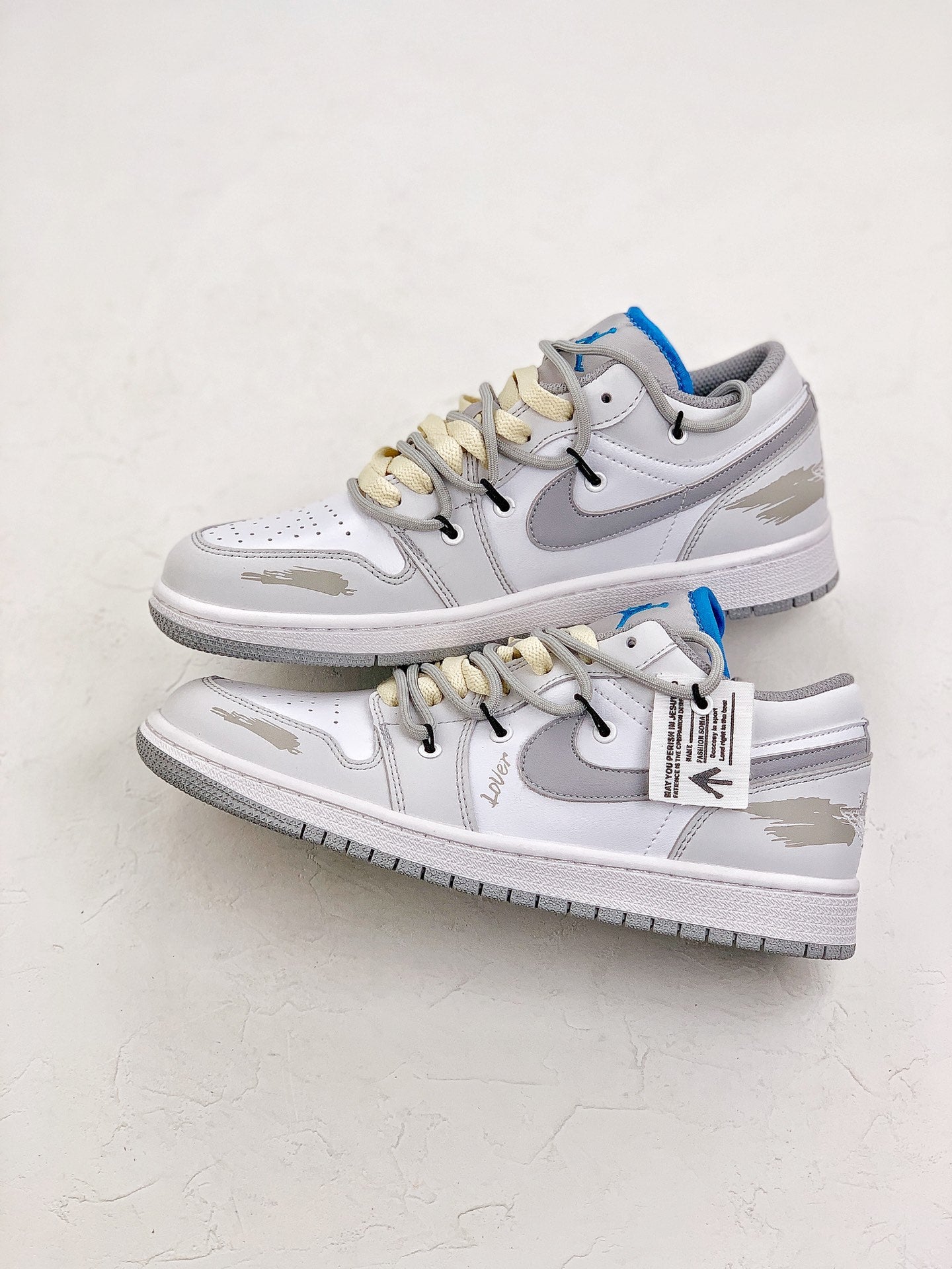 Nike Air Jordan 1 Low Silver White