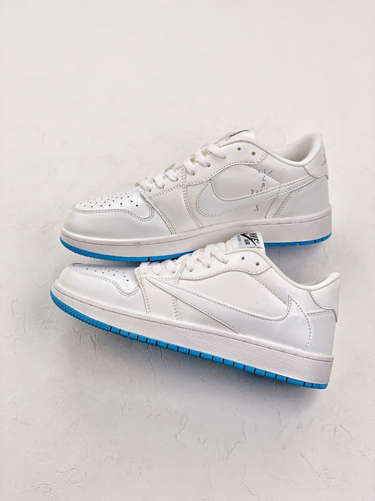 Nike Air Jordan 1 Low Travis Scott White Blue