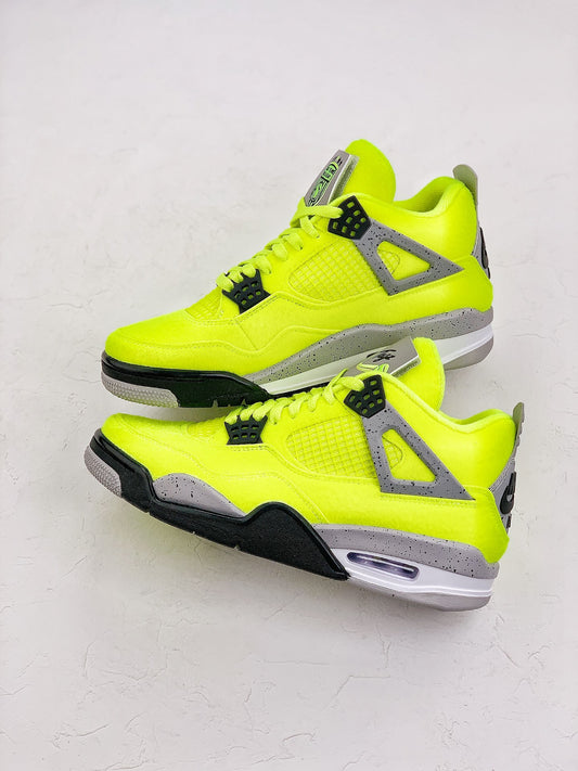 Nike Air Jordan 4 Retro Fluo Yellow