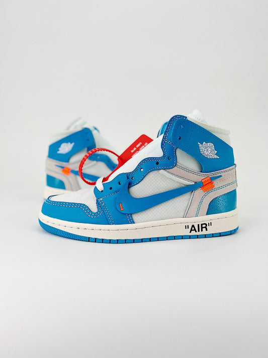 Nike Air Jordan 1 Hight Off-White University Blue UNC