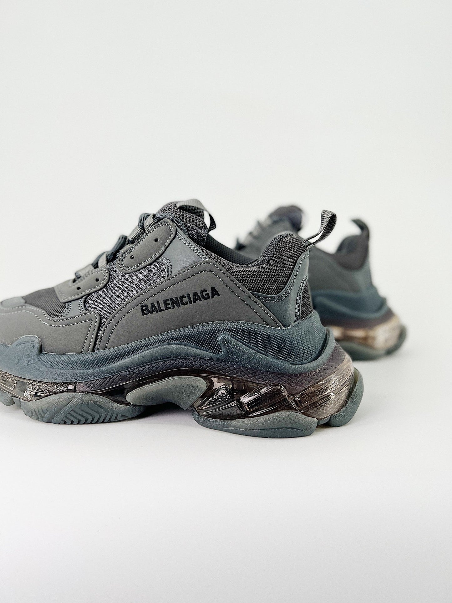 Balenciaga Triple S Clear Sole Dark Grey