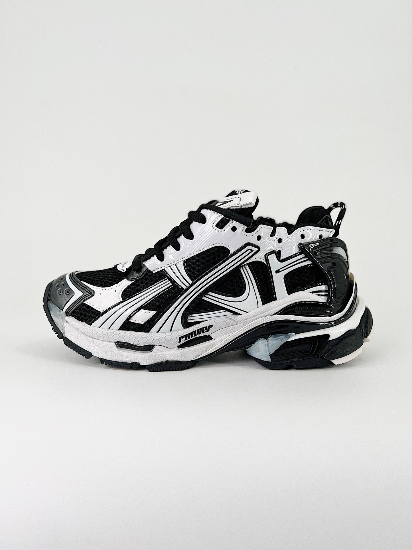 Balenciaga Runner Black White