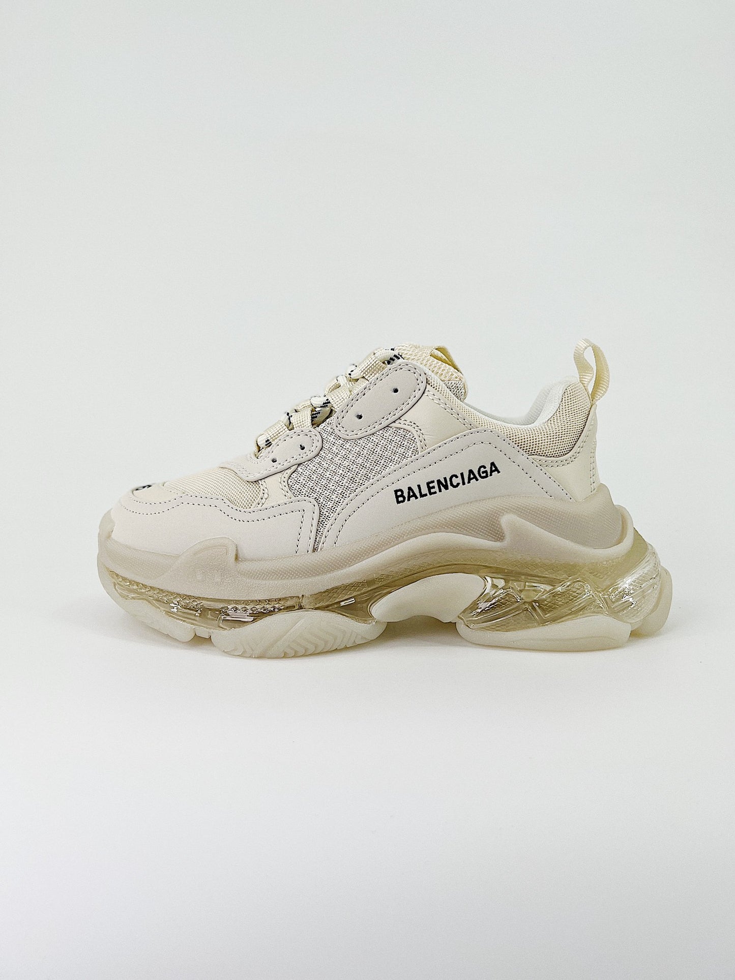 Balenciaga Triple S Clear Sole Gold