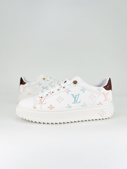 Louis Vuitton Time Out Low White LV