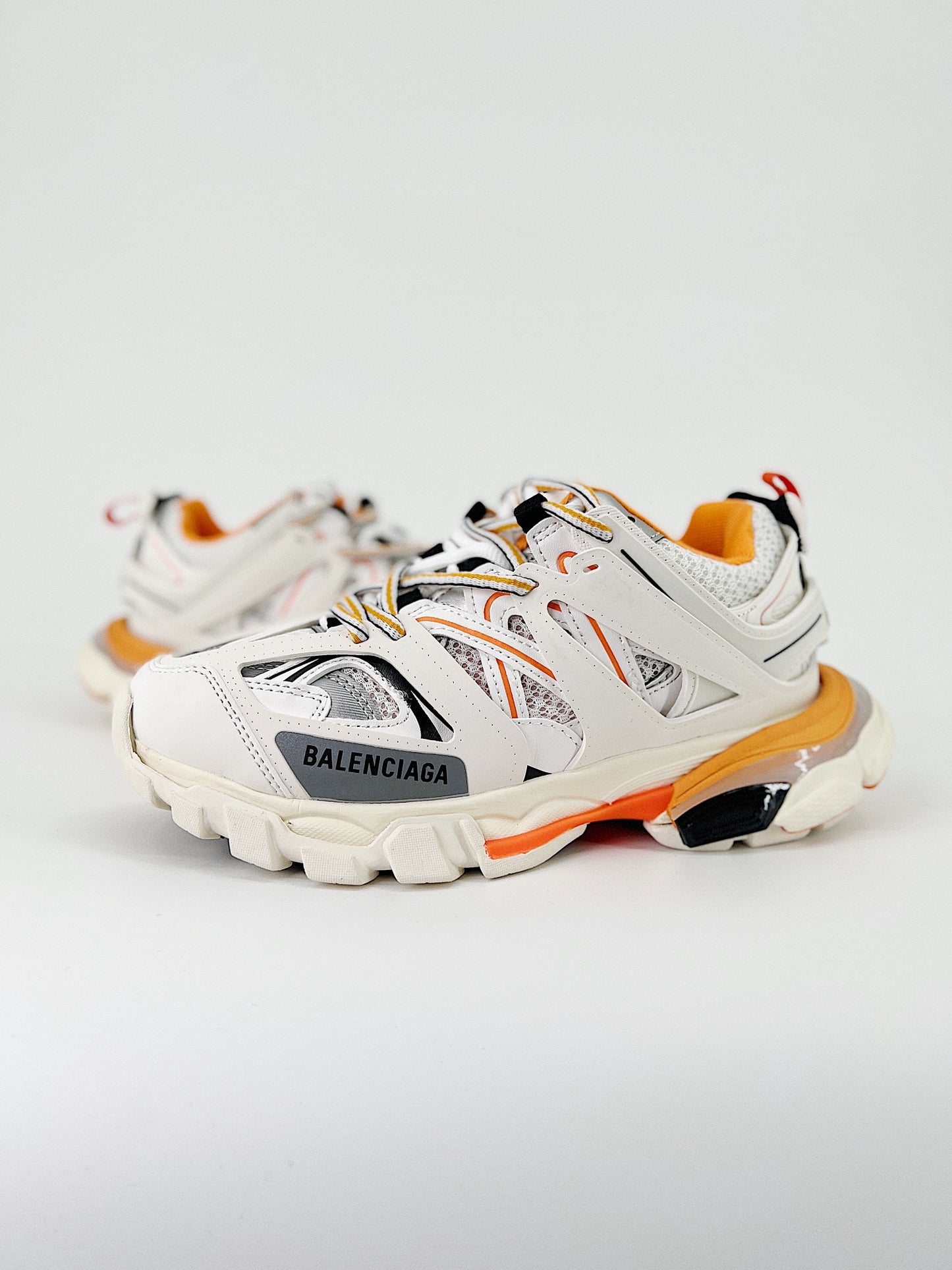 ﻿Balenciaga Track Silver Orange