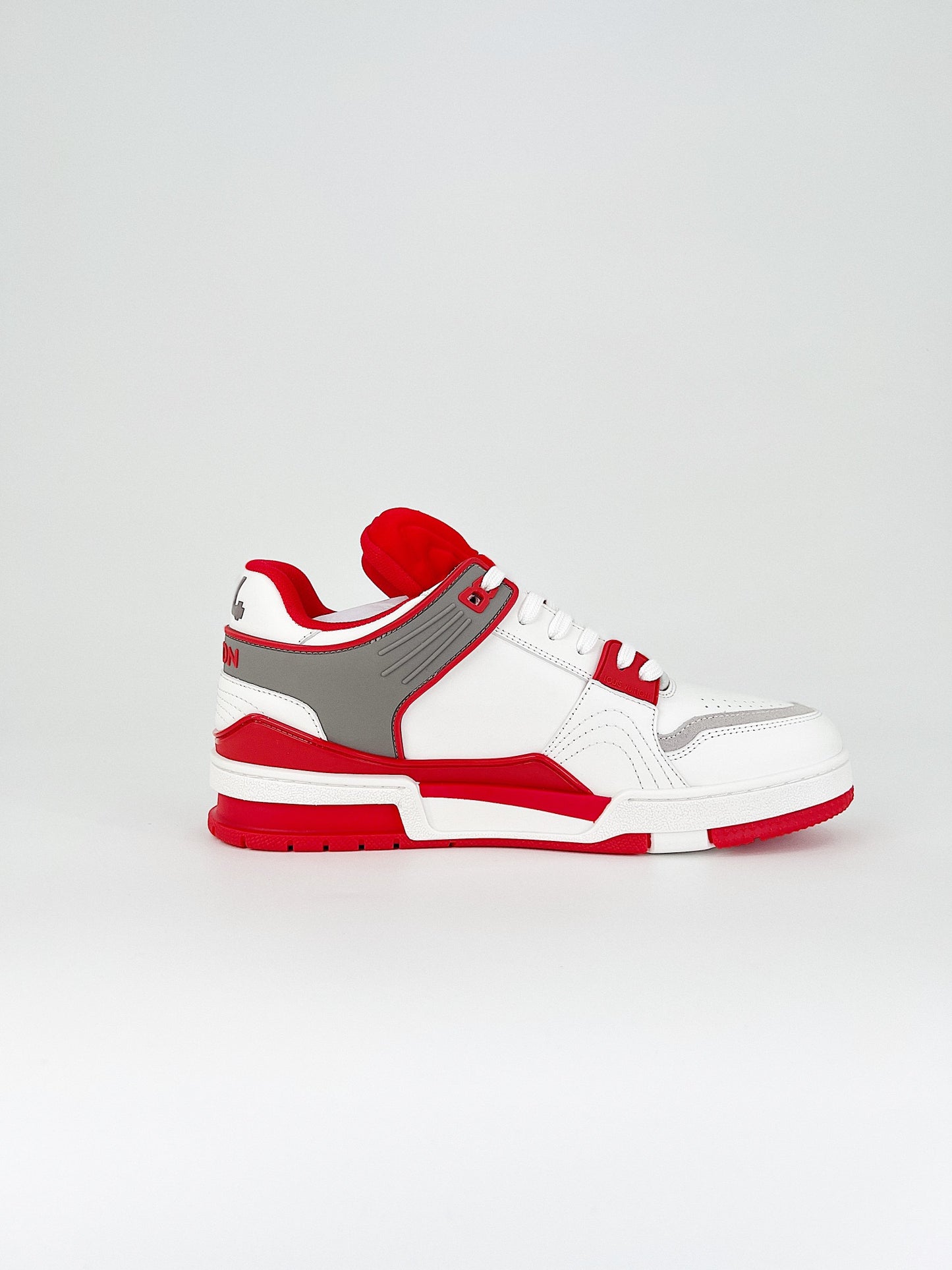 LOUIS VUITTON  Trainer White Red