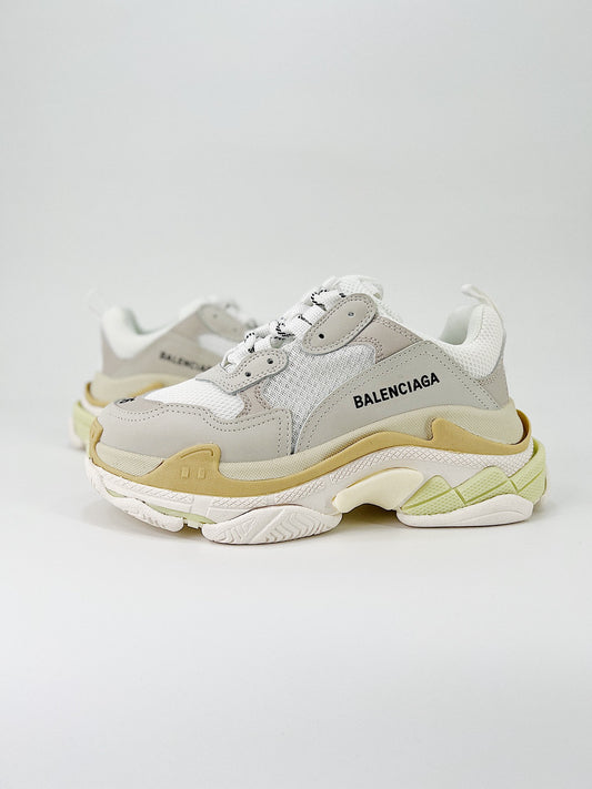 Balenciaga Triple S White Beige