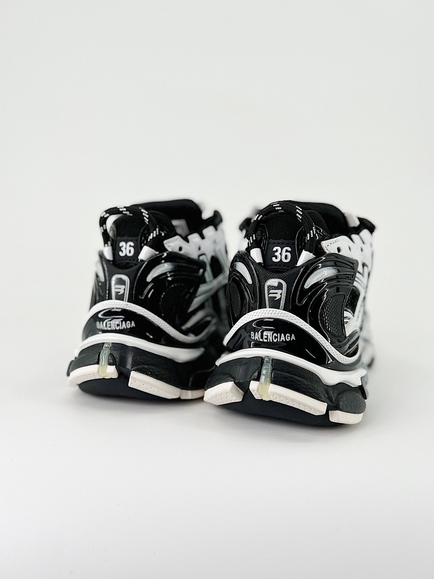 Balenciaga Runner Black White