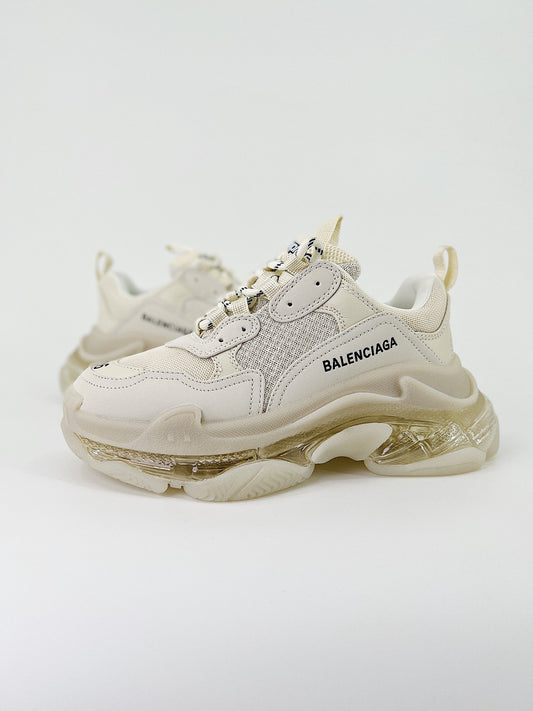 Balenciaga Triple S Clear Sole Gold