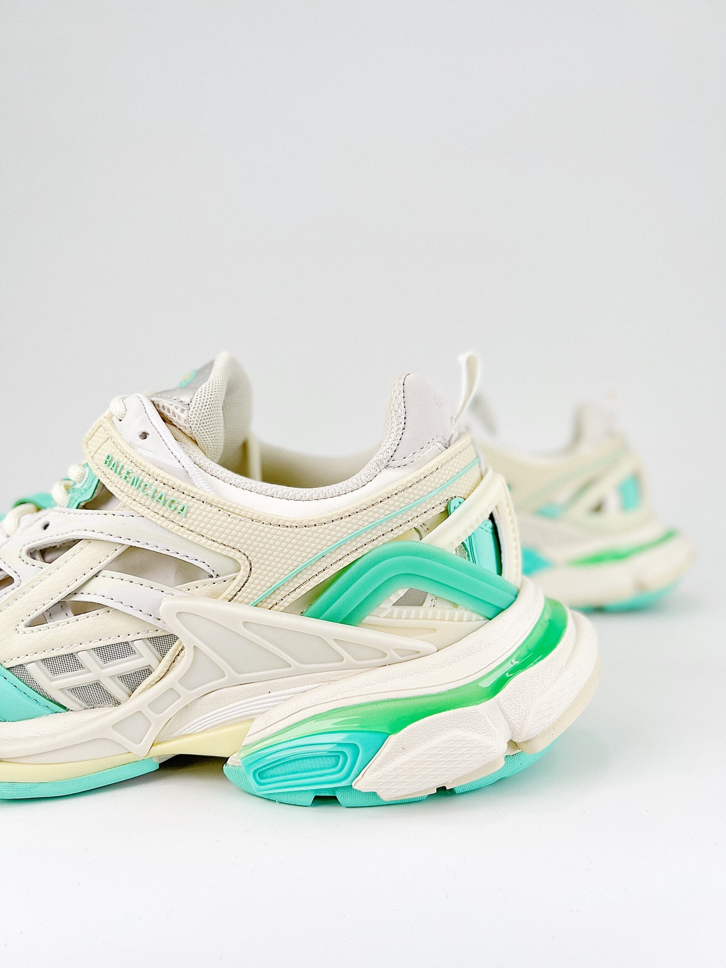 ﻿Balenciaga Track 2 Green Cream