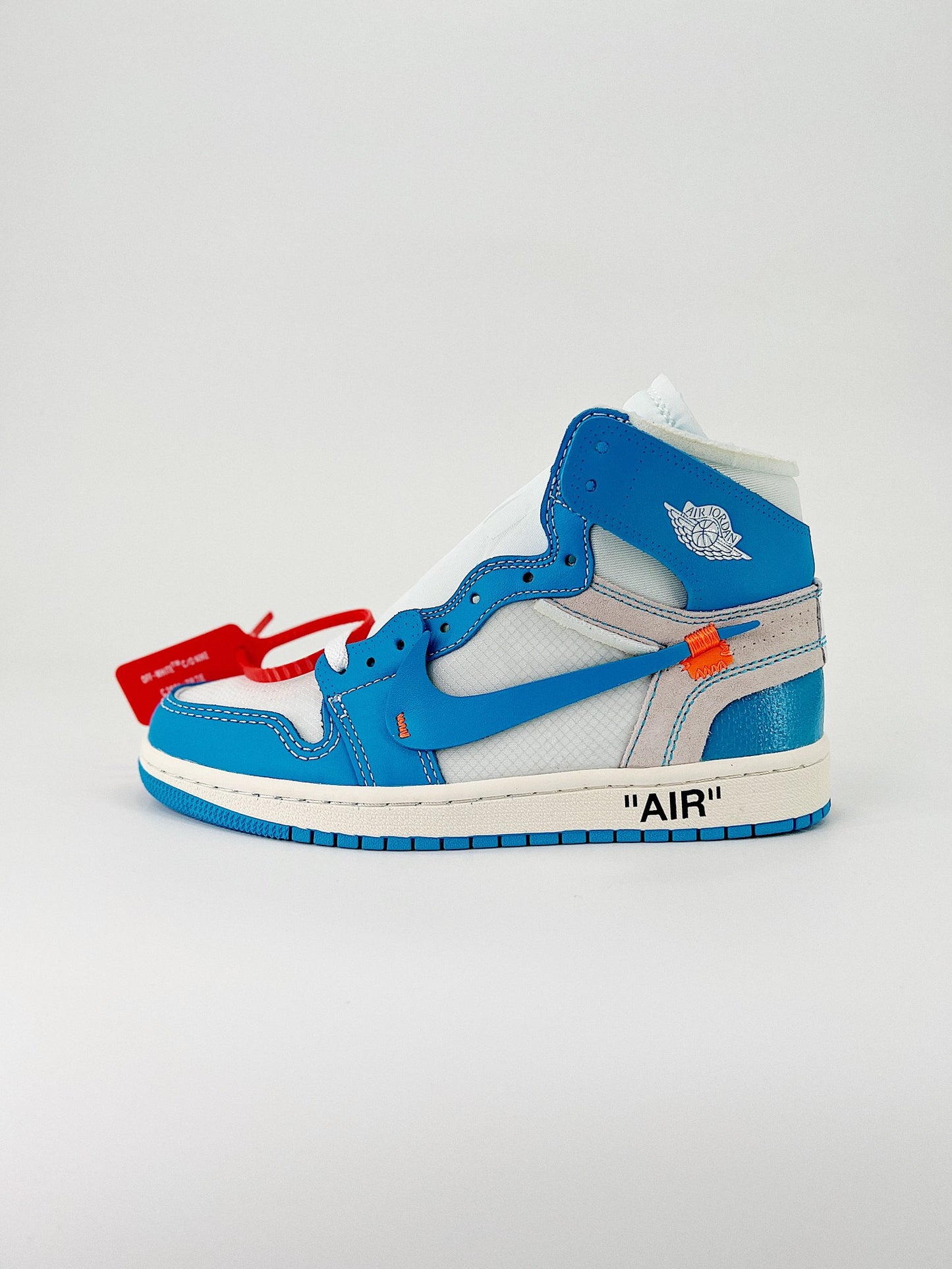 Nike Air Jordan 1 Hight Off-White University Blue UNC