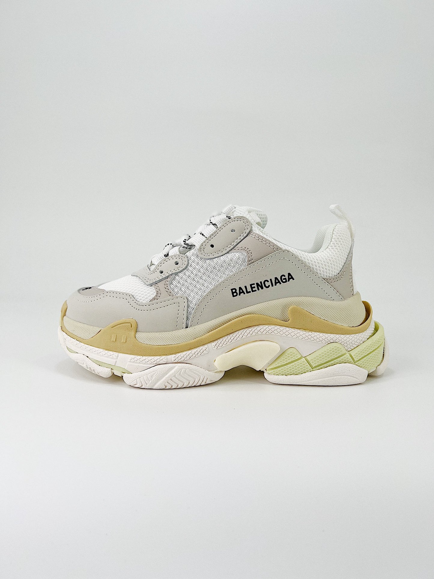 Balenciaga Triple S White Beige