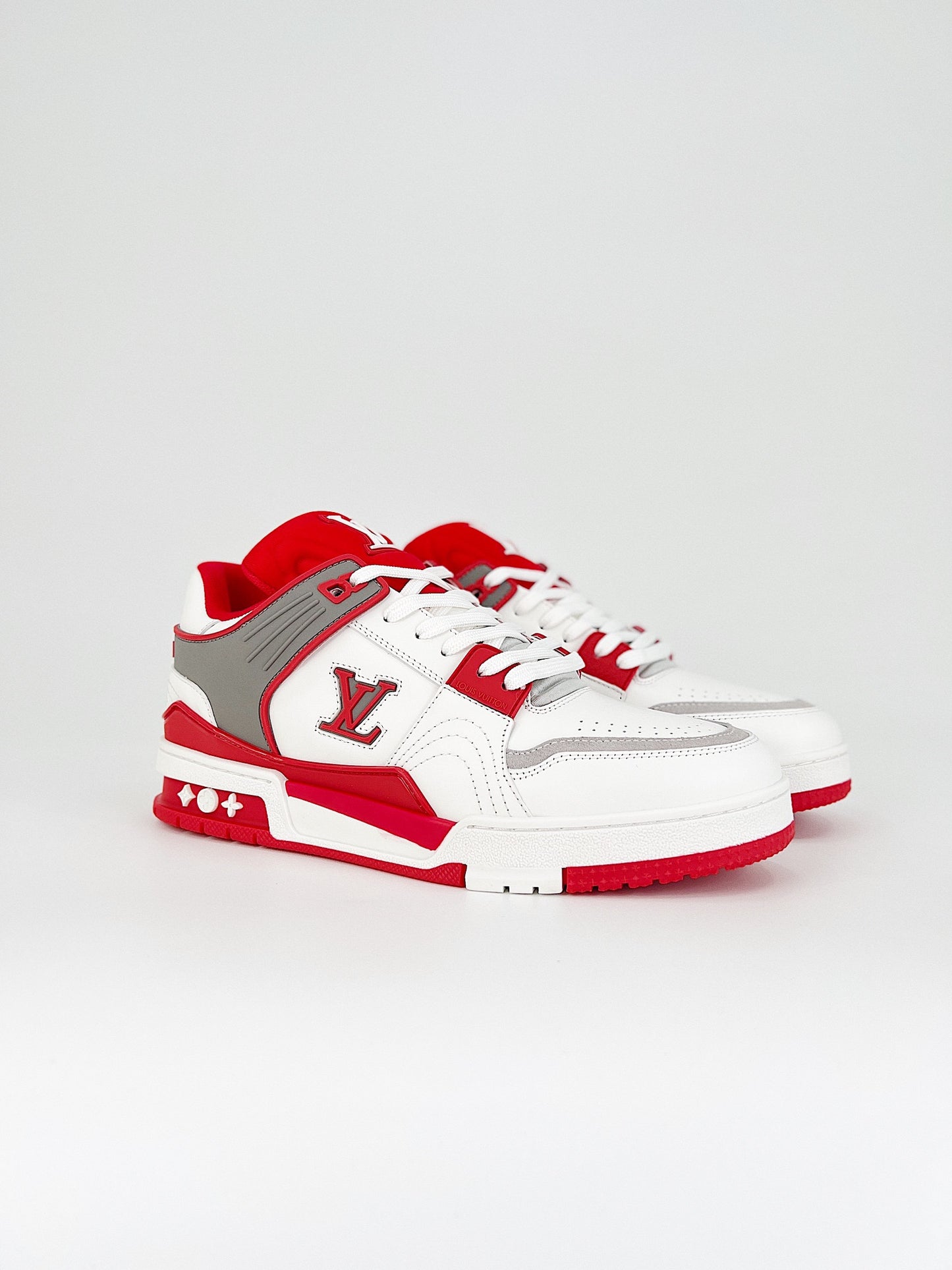 LOUIS VUITTON  Trainer White Red