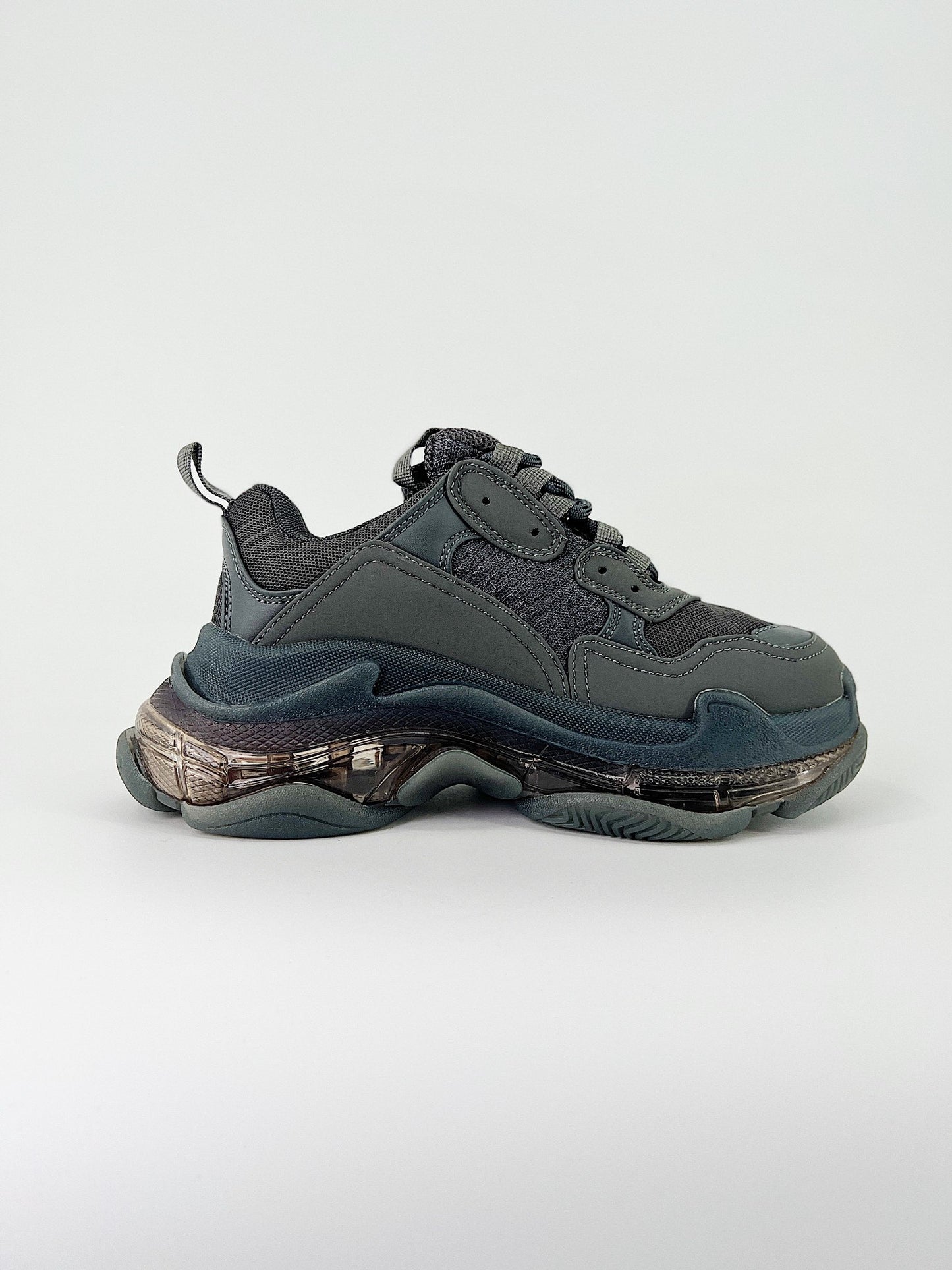 Balenciaga Triple S Clear Sole Dark Grey