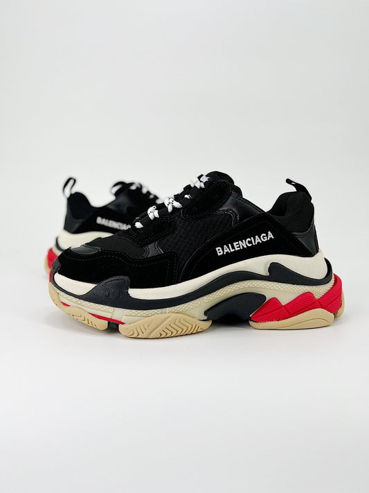 Balenciaga Triple S Black Red White