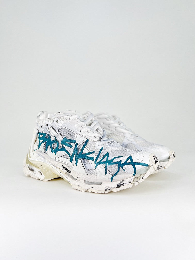 Balenciaga Runner White Graffiti