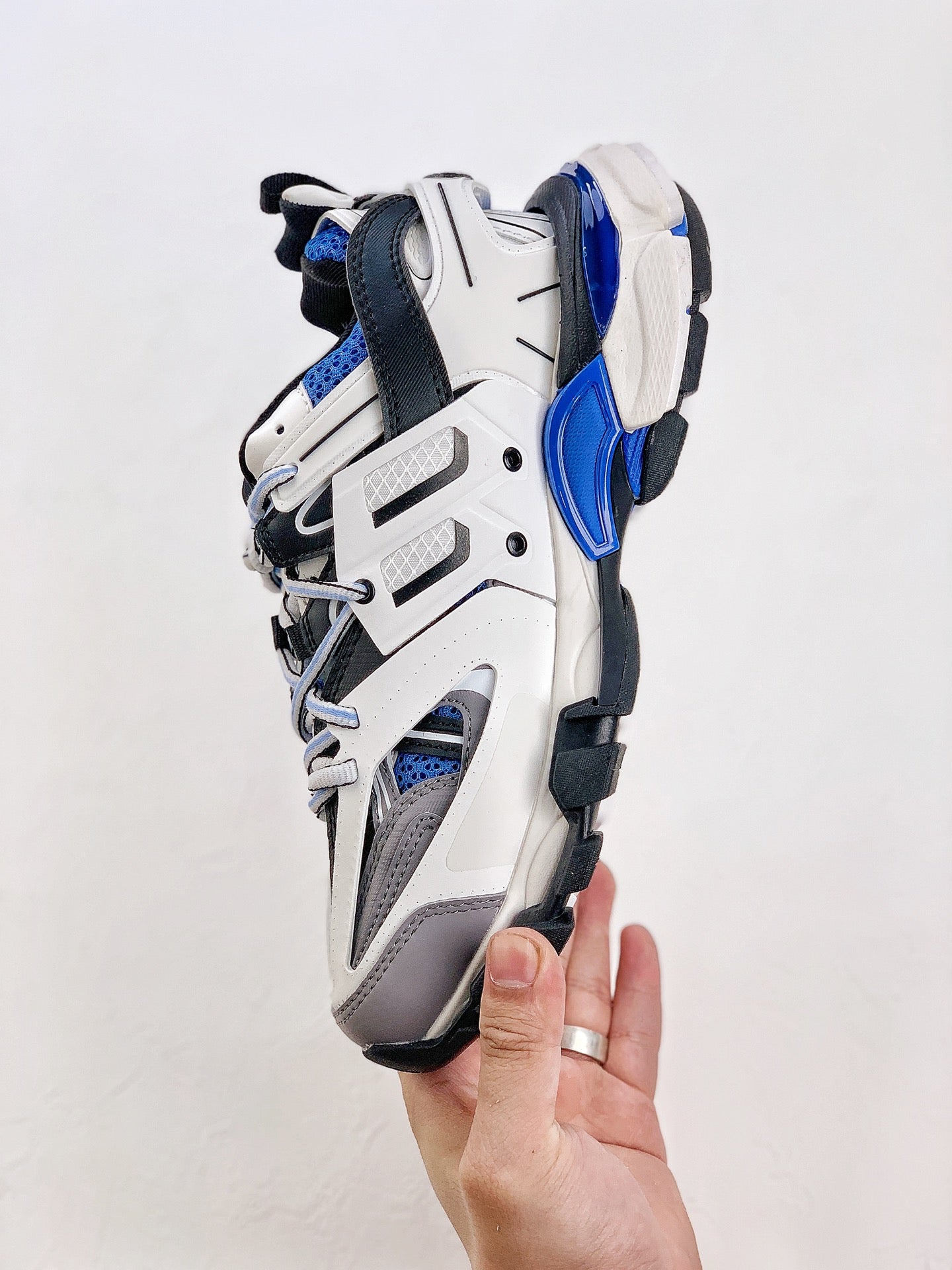 Balenciaga Track White Blue