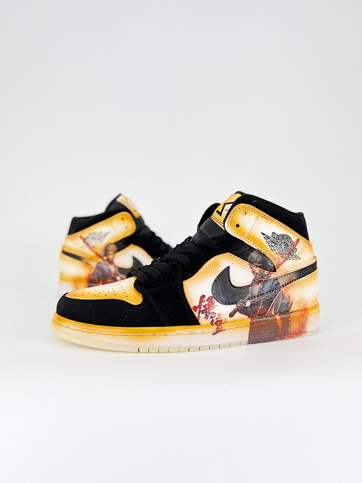 Nike Air Jordan 1 Mid Yellow BM Wukong