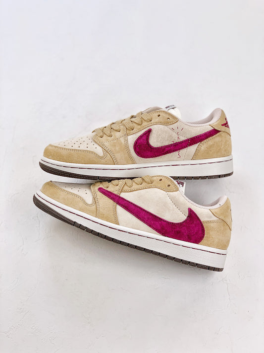 Nike Air Jordan 1 Low OG SP Travis Scott Star Pink