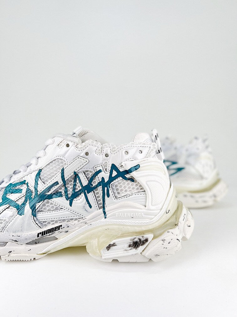 Balenciaga Runner White Graffiti