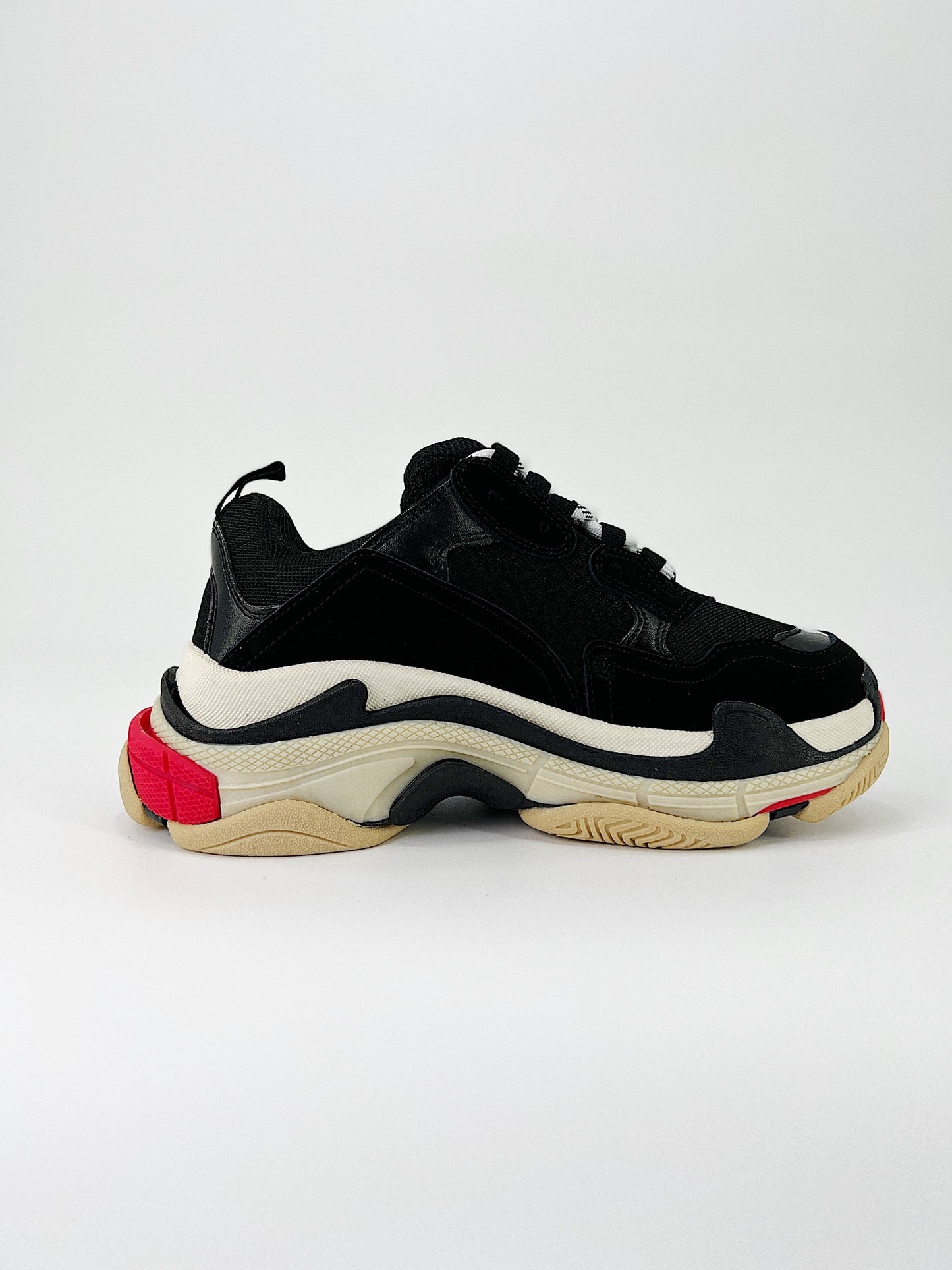 Balenciaga Triple S Black Red White