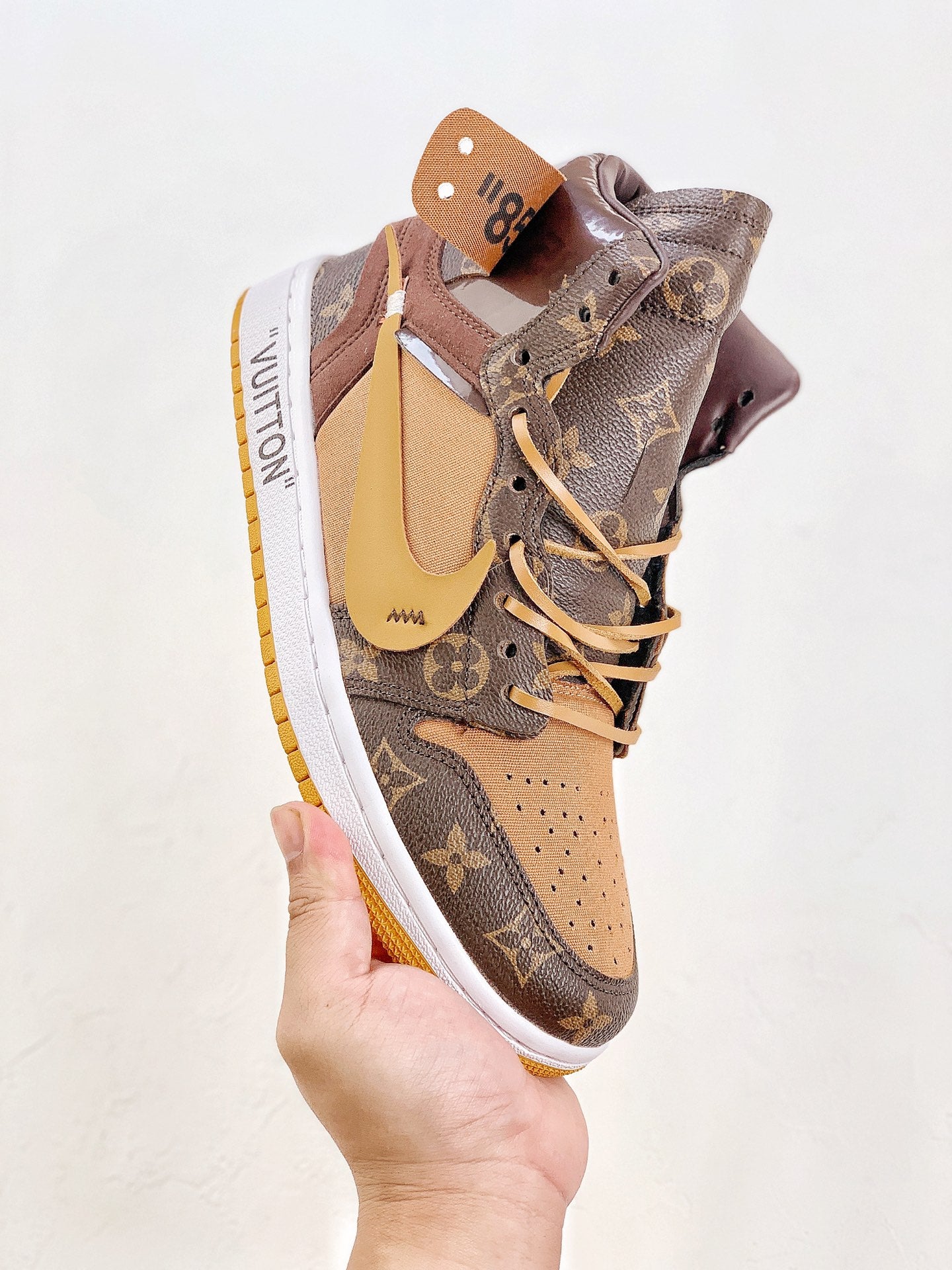 Nike Air Jordan 1 OFF-White x LV Brown